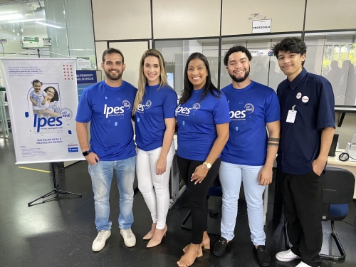 equipe do cadastro com a diretora nataly góis foto francielle nonato