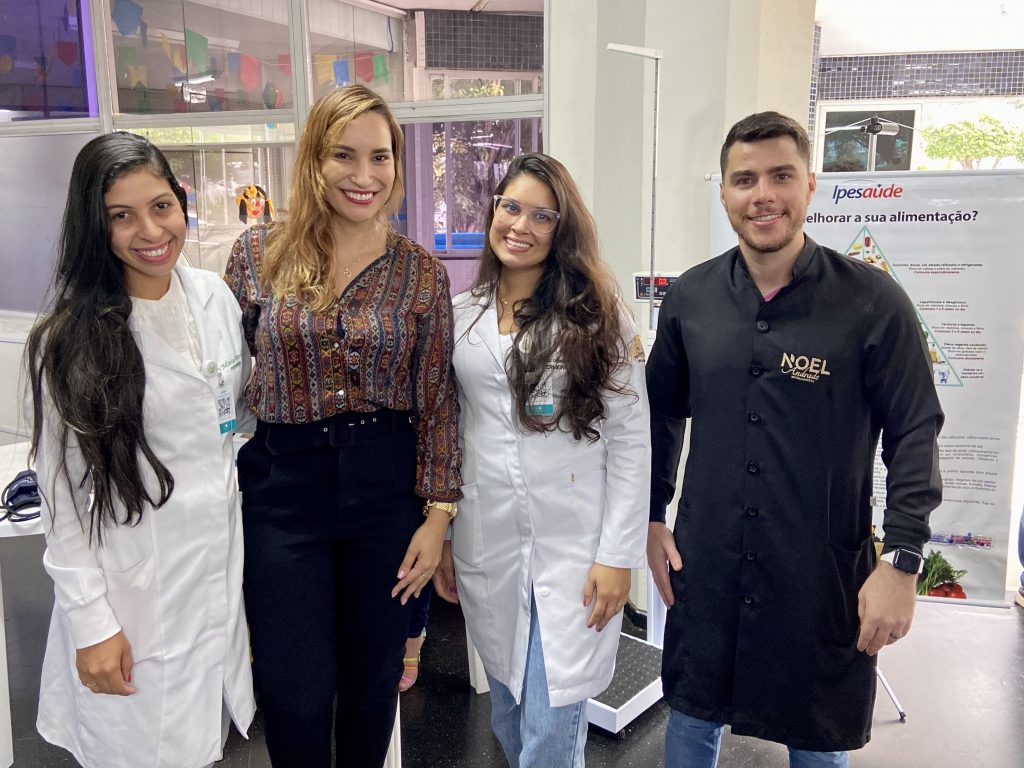 equipe do centro de diabetes com a coordenadora kelly bignardi foto francielle nonato