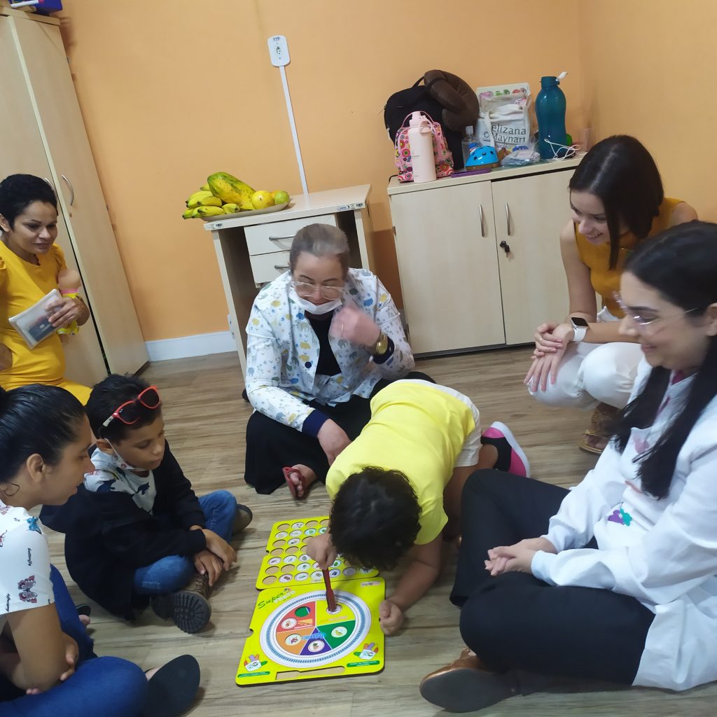 as crianças adoraram a dinâmica