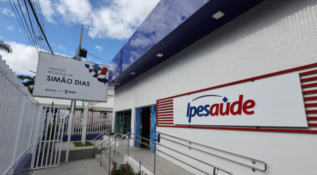 fachada da unidade do ipesaúde de simão dias foto secom