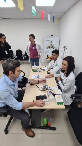 servidor aferiu a pressão arterial foto ascom pge