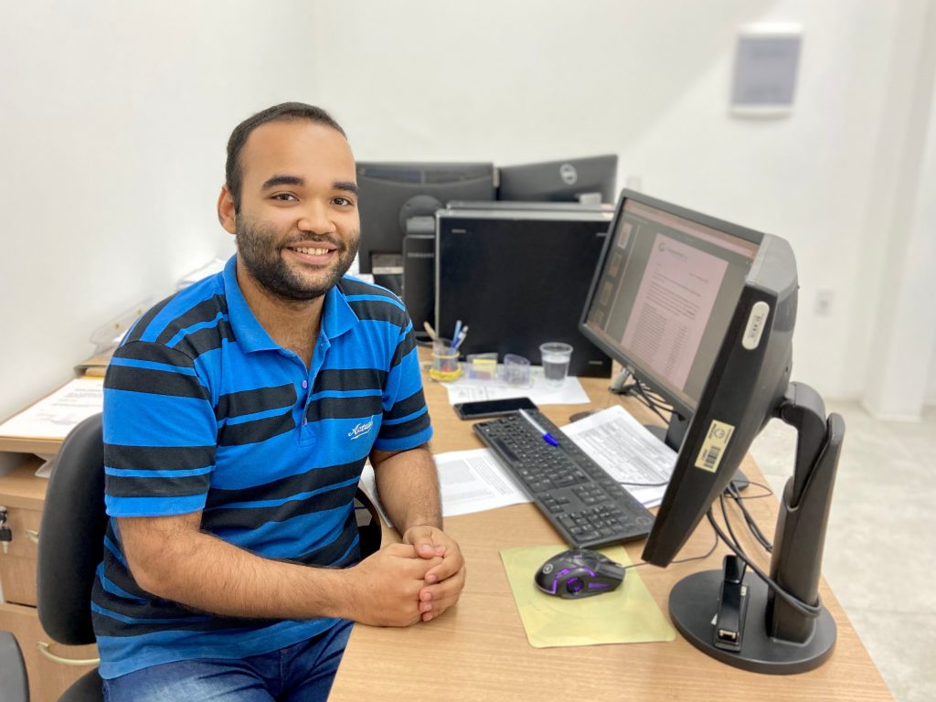 anselmo lima santos do setor de contas foto francielle nonato agecom
