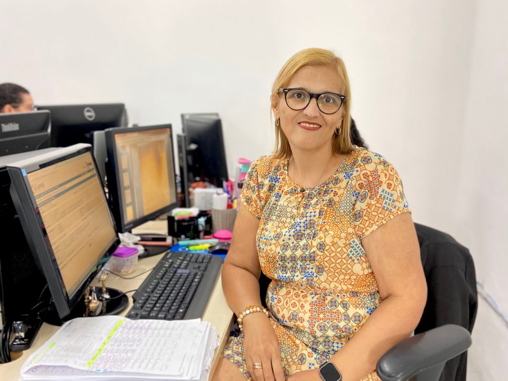 denize santos ribeiro trabalha na gerência de execução orçamentária e financeira (geof) foto francielle nonato agecom
