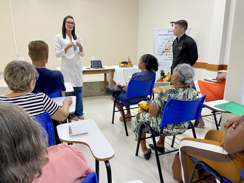 nutricionista noel andrade e a enfermeira rachel rezende falaramjpg