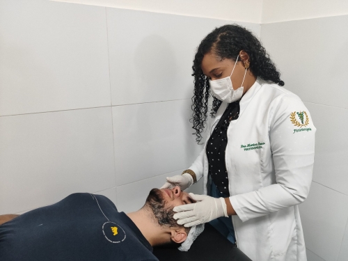 fisioterapeutas realizaram atendimentos na ação do ipes até você foto ascom ipesaúde