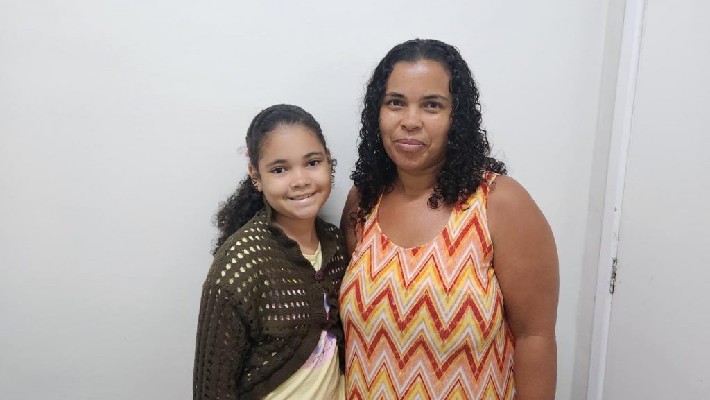 maria de lourdes e sua filha foto ascom ipesaúde