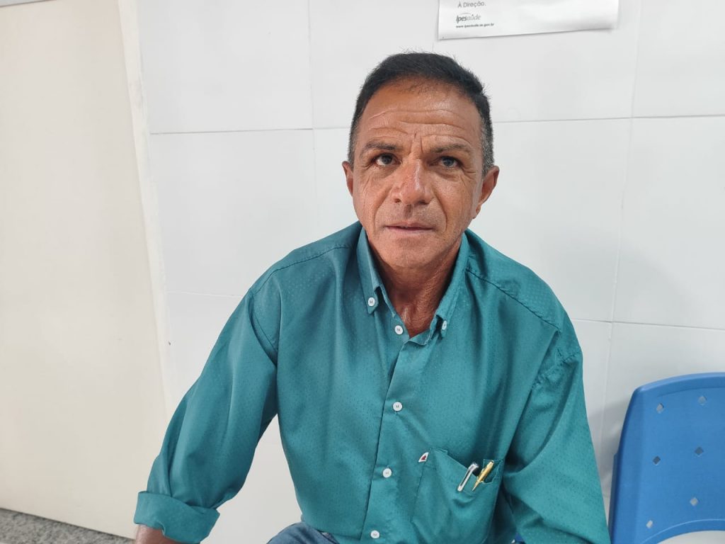 o funcionário público joão ribeiro aprovou o atendimento foto ascom ipesaúde