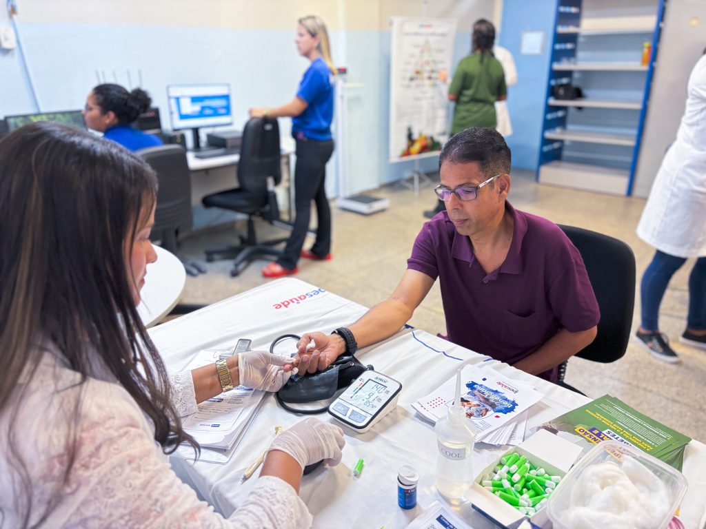 aferição de pressão arterial é muito procurada