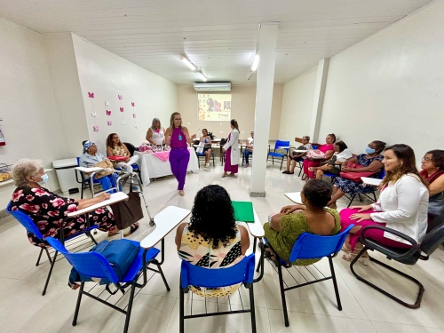 beneficiárias do centro de endocrinologia e diabetes participaram da dinâmica