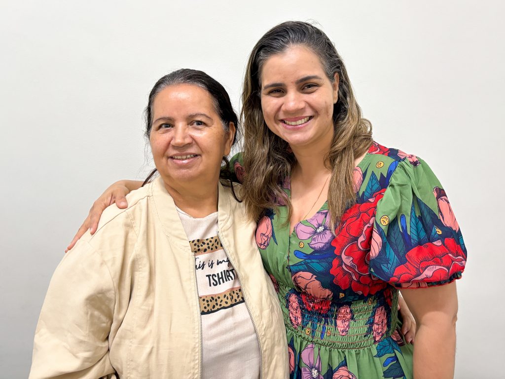 marneide belarmino e a filha tereza belarmino participam do programa ipes leve foto francielle nonato