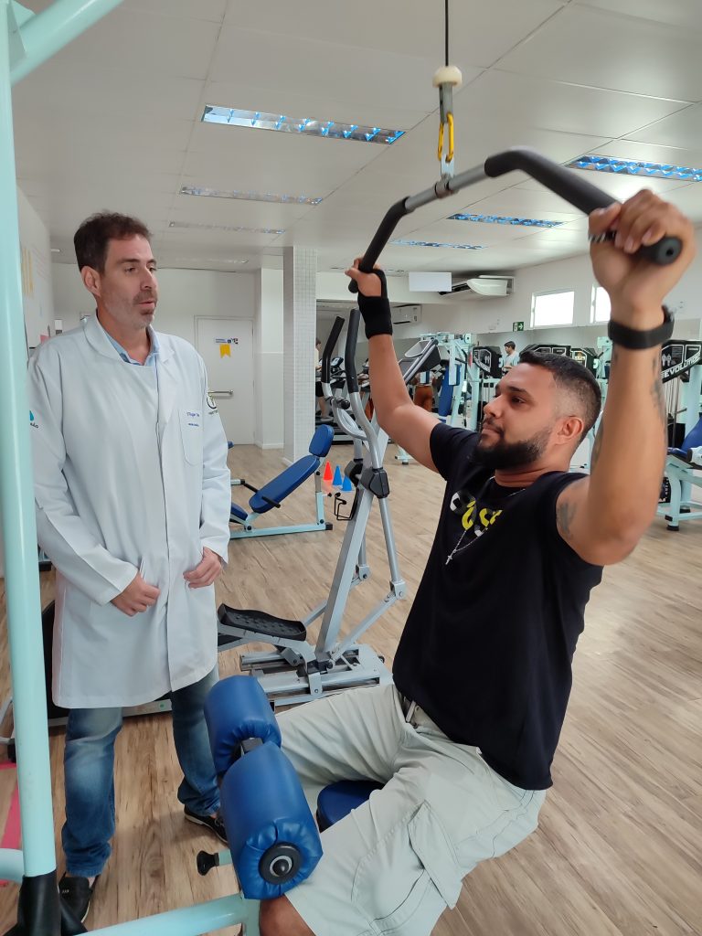 aécio santos esta é a primeira vez que precisei vir ao centro de reabilitação e estou gostando muito foto ascom ipesaúde