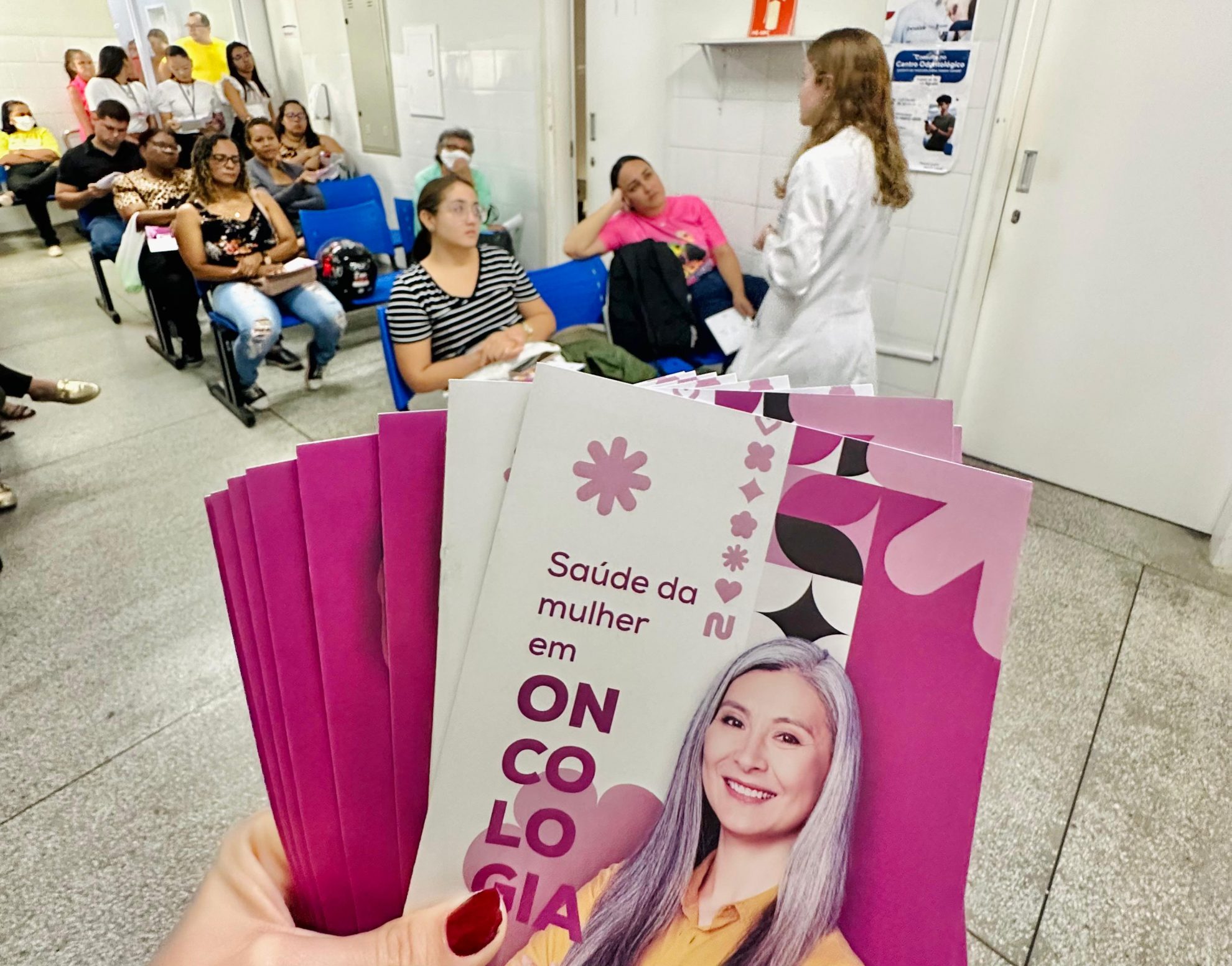 campanha setembro em flor no centro odontológico foto ascom ipesaúde