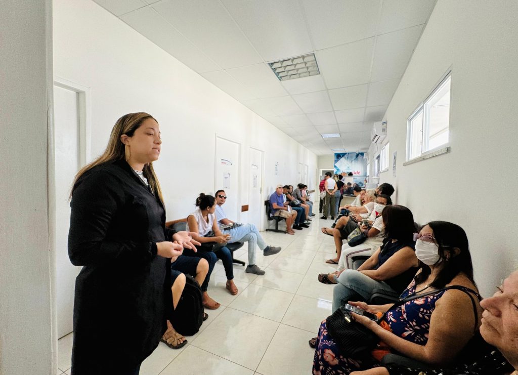 campanha setembro em flor no centro de especialidades médicas foto ascom ipesaúde