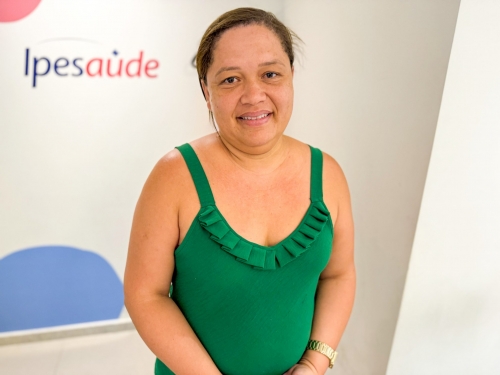 carmen santana, mãe do beneficiário andré luís santana