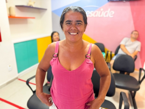 rosineide oliveira, mãe do beneficiário leonardo oliveira