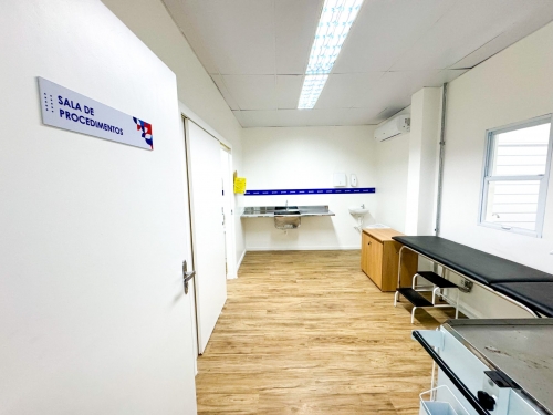 novo espaço ortopédico do ipesaúde sala de procedimento