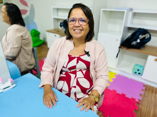 terapeuta ocupacional do centro, erika luisa melo