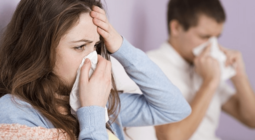 resfriado, gripe durante o inverno imagem ilustrativa