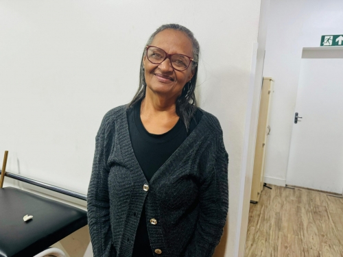 ivone dos santos souza, mãe da beneficiária andreza dos santos