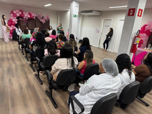 aÇÃo outubro rosa no ipesaÚde (1)